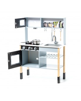 Elemento de cozinha infantil de madeira - 10754