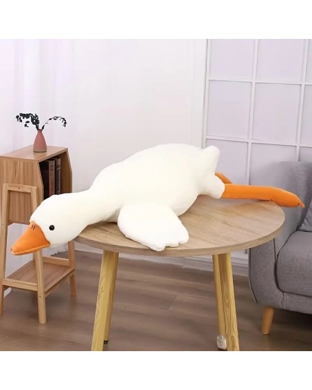 Large and soft stuffed animal in the shape of a Snow duck ATAA CARS