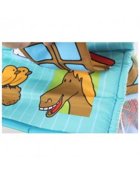 Tappeto da gioco con casa e giardino - 2386