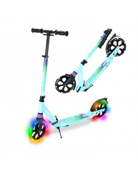 Scooter with luminous wheels MINT - 8789