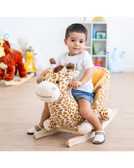 Giraffa indietro cavallo a dondolo - 9979