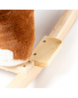 Welpe mit Schaukelpferd - 9995