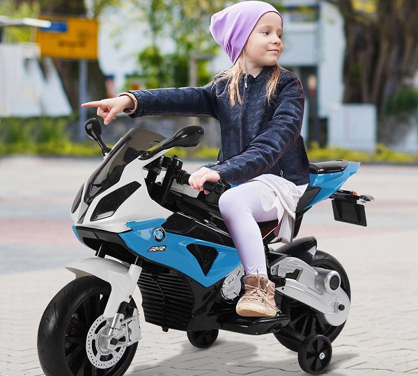 Moto Elettrica Per Bambini 12V BLU